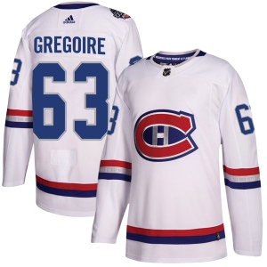 Men's Jeremy Gregoire Montreal Canadiens Authentic 2017 100 Classic Jersey - White