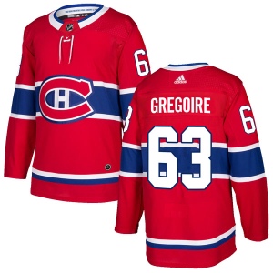 Men's Jeremy Gregoire Montreal Canadiens Authentic Home Jersey - Red