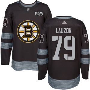 Men's Jeremy Lauzon Boston Bruins Authentic 1917-2017 100th Anniversary Jersey - Black