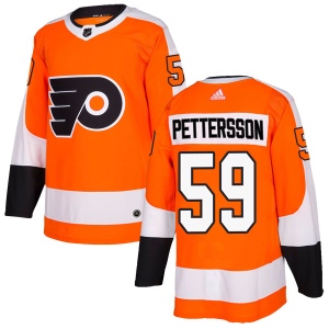 Men's Jesper Pettersson Philadelphia Flyers Authentic Home Jersey - Orange