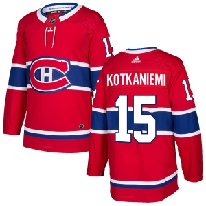 Men's Jesperi Kotkaniemi Montreal Canadiens Authentic Home Jersey - Red