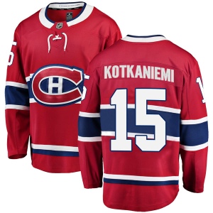 Men's Jesperi Kotkaniemi Montreal Canadiens Breakaway Home Jersey - Red