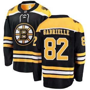 Men's Jesse Gabrielle Boston Bruins Breakaway Home Jersey - Black