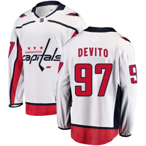 Men's Jimmy Devito Washington Capitals Breakaway Away Jersey - White