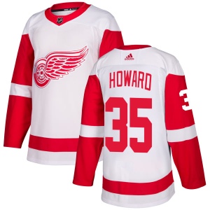 Men's Jimmy Howard Detroit Red Wings Authentic Jersey - White