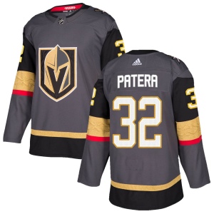 Men's Jiri Patera Vegas Golden Knights Authentic Gray Home Jersey - Gold