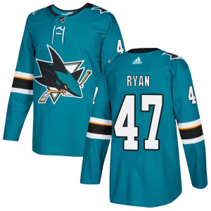 Men's Joakim Ryan San Jose Sharks Authentic Home Jersey - Teal