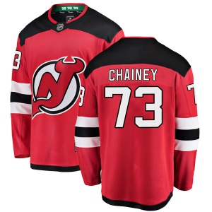 Men's Jocktan Chainey New Jersey Devils Breakaway Home Jersey - Red