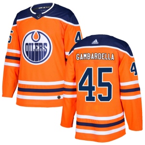 Men's Joe Gambardella Edmonton Oilers Authentic r Home Jersey - Orange