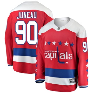 Men's Joe Juneau Washington Capitals Breakaway Alternate Jersey - Red