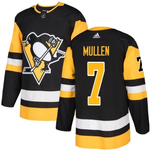 Men's Joe Mullen Pittsburgh Penguins Authentic Jersey - Black