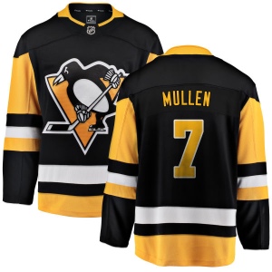 Men's Joe Mullen Pittsburgh Penguins Home Breakaway Jersey - Black