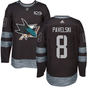 Men's Joe Pavelski San Jose Sharks Authentic 1917-2017 100th Anniversary Jersey - Black