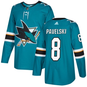 Men's Joe Pavelski San Jose Sharks Authentic Jersey - Teal