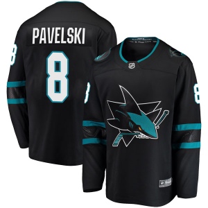 Men's Joe Pavelski San Jose Sharks Breakaway Alternate Jersey - Black