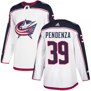 Men's Joe Pendenza Columbus Blue Jackets Authentic Away Jersey - White