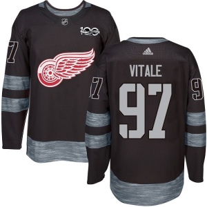 Men's Joe Vitale Detroit Red Wings Authentic 1917-2017 100th Anniversary Jersey - Black