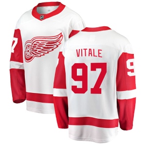 Men's Joe Vitale Detroit Red Wings Breakaway Away Jersey - White