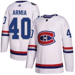 Men's Joel Armia Montreal Canadiens Authentic 2017 100 Classic Jersey - White