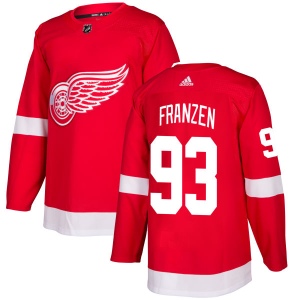 Men's Johan Franzen Detroit Red Wings Authentic Jersey - Red