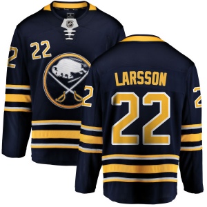 Men's Johan Larsson Buffalo Sabres Home Breakaway Jersey - Blue