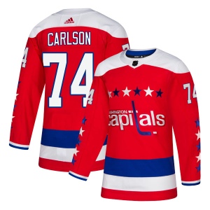 Men's John Carlson Washington Capitals Authentic Alternate Jersey - Red