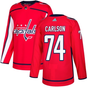 Men's John Carlson Washington Capitals Authentic Jersey - Red