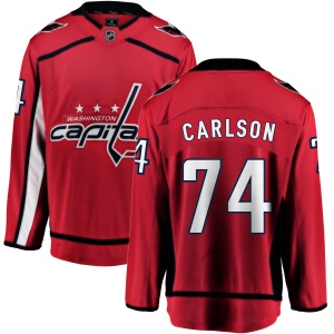 Men's John Carlson Washington Capitals Home Breakaway Jersey - Red