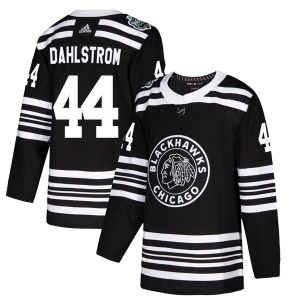 Men's John Dahlstrom Chicago Blackhawks Authentic 2019 Winter Classic Jersey - Black