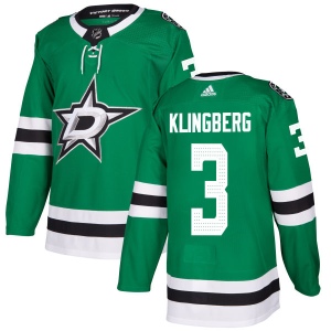 Men's John Klingberg Dallas Stars Authentic Kelly Jersey - Green