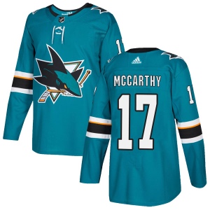 Men's John McCarthy San Jose Sharks Authentic Home Jersey - Teal