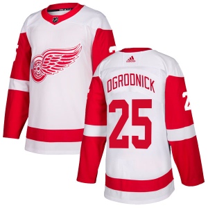 Men's John Ogrodnick Detroit Red Wings Authentic Jersey - White