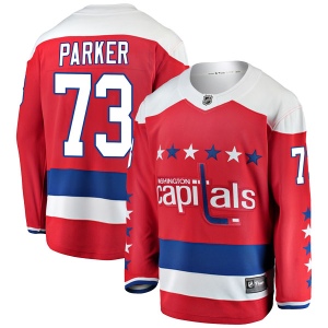 Men's John Parker Washington Capitals Breakaway Alternate Jersey - Red