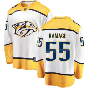 Men's John Ramage Nashville Predators Breakaway Away Jersey - White