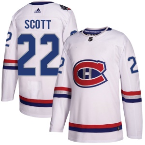 Men's John Scott Montreal Canadiens Authentic 2017 100 Classic Jersey - White