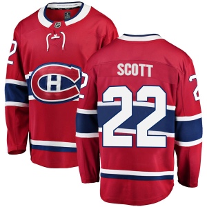 Men's John Scott Montreal Canadiens Breakaway Home Jersey - Red