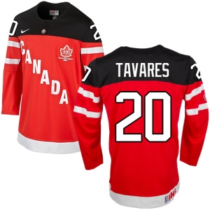 Men's John Tavares Team Canada Premier 100th Anniversary Olympic Hockey Jersey - Red