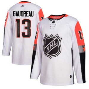 Men's Johnny Gaudreau Calgary Flames Authentic 2018 All-Star Pacific Division Jersey - White