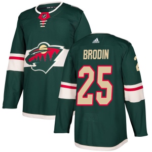 Men's Jonas Brodin Minnesota Wild Authentic Jersey - Green