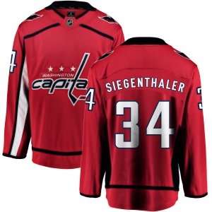 Men's Jonas Siegenthaler Washington Capitals Home Breakaway Jersey - Red