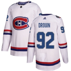 Men's Jonathan Drouin Montreal Canadiens Authentic 2017 100 Classic Jersey - White