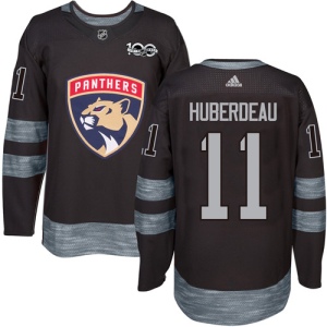 Men's Jonathan Huberdeau Florida Panthers Authentic 1917-2017 100th Anniversary Jersey - Black