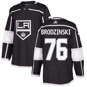 Men's Jonny Brodzinski Los Angeles Kings Authentic Home Jersey - Black