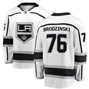 Men's Jonny Brodzinski Los Angeles Kings Breakaway Away Jersey - White