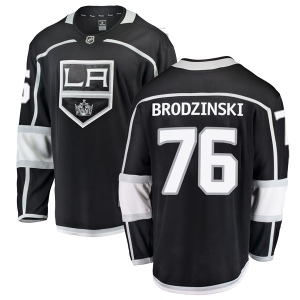 Men's Jonny Brodzinski Los Angeles Kings Breakaway Home Jersey - Black