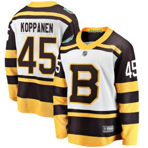 Men's Joona Koppanen Boston Bruins 2019 Winter Classic Breakaway Jersey - White