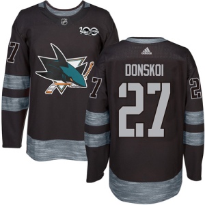 Men's Joonas Donskoi San Jose Sharks Authentic 1917-2017 100th Anniversary Jersey - Black