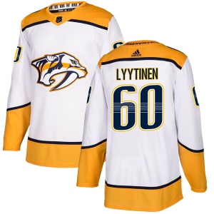 Men's Joonas Lyytinen Nashville Predators Authentic Away Jersey - White