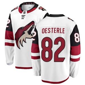 Men's Jordan Oesterle Arizona Coyotes Breakaway Away Jersey - White