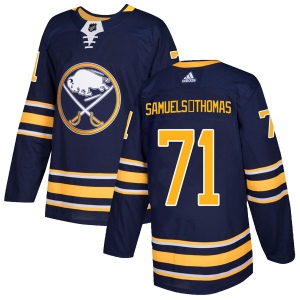 Men's Jordan Samuels-Thomas Buffalo Sabres Authentic Home Jersey - Navy